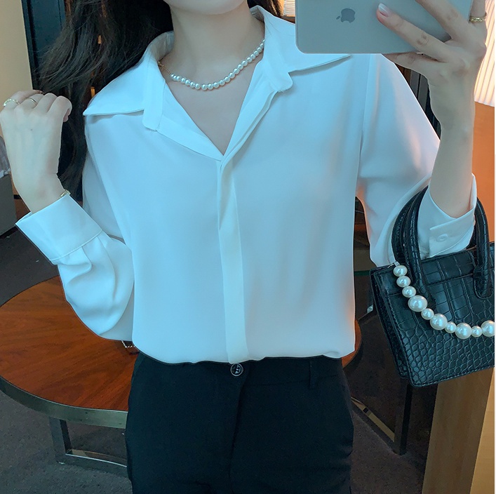 France style tops Korean style shirt for women