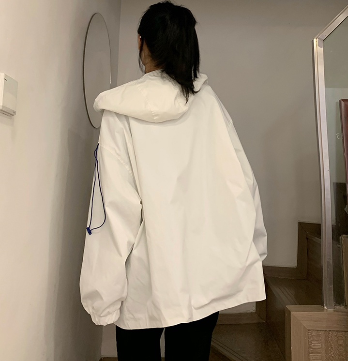 Student hooded street coat