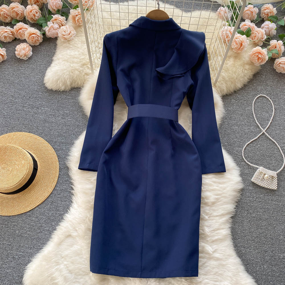 Autumn and winter dress elegant business suit for women