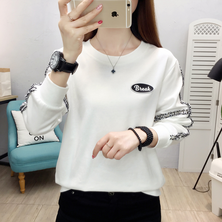 Pullover all-match T-shirt Casual tops for women
