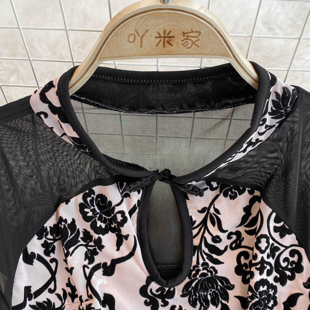 Hollow package hip dress fashion summer cheongsam for women