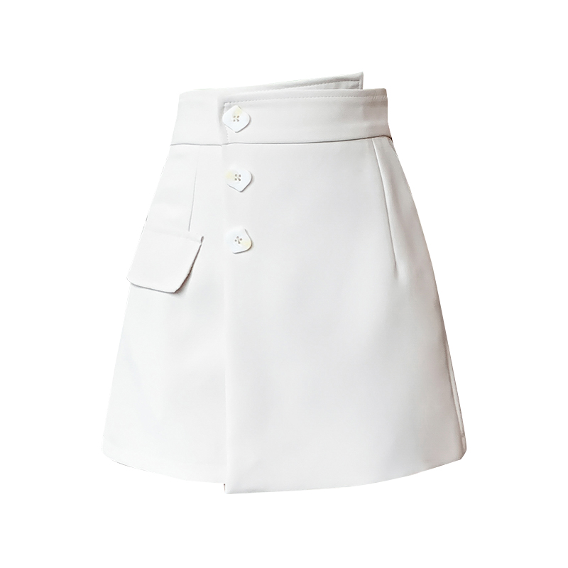 Korean style skirt shorts for women