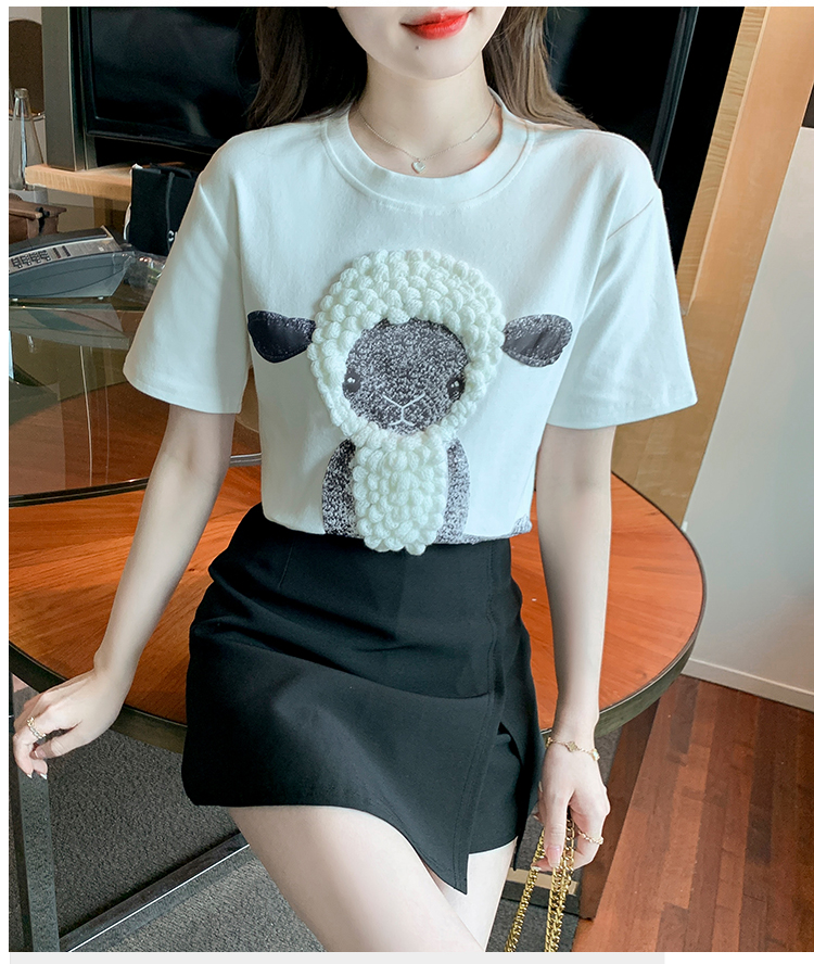 Spring bottoming shirt loose tops for women