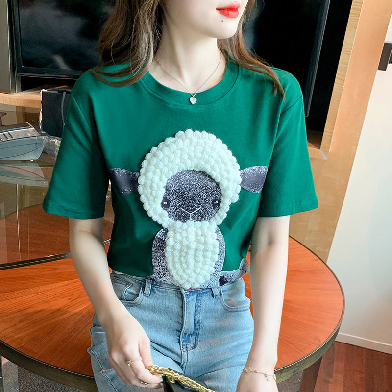 Spring bottoming shirt loose tops for women