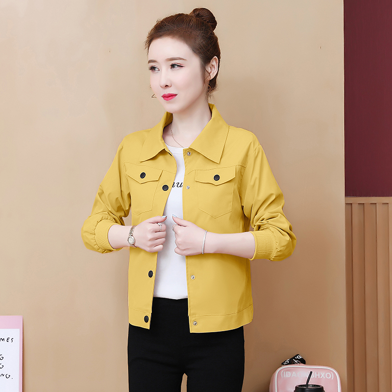 Student Korean style shirts short all-match coat for women