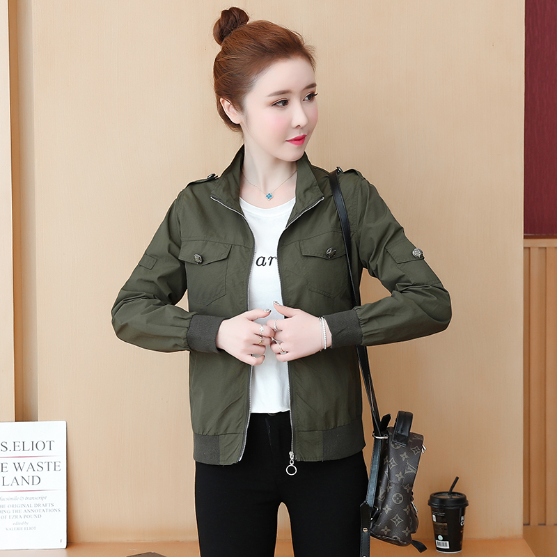 Korean style spring jacket loose all-match tops for women
