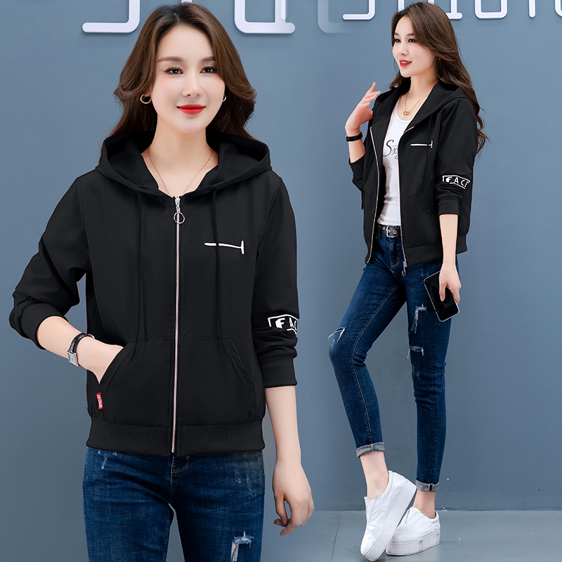 Fashion hooded tops Western style jacket for women