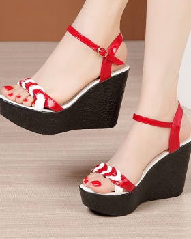 Fashion all-match sandals open toe platform for women