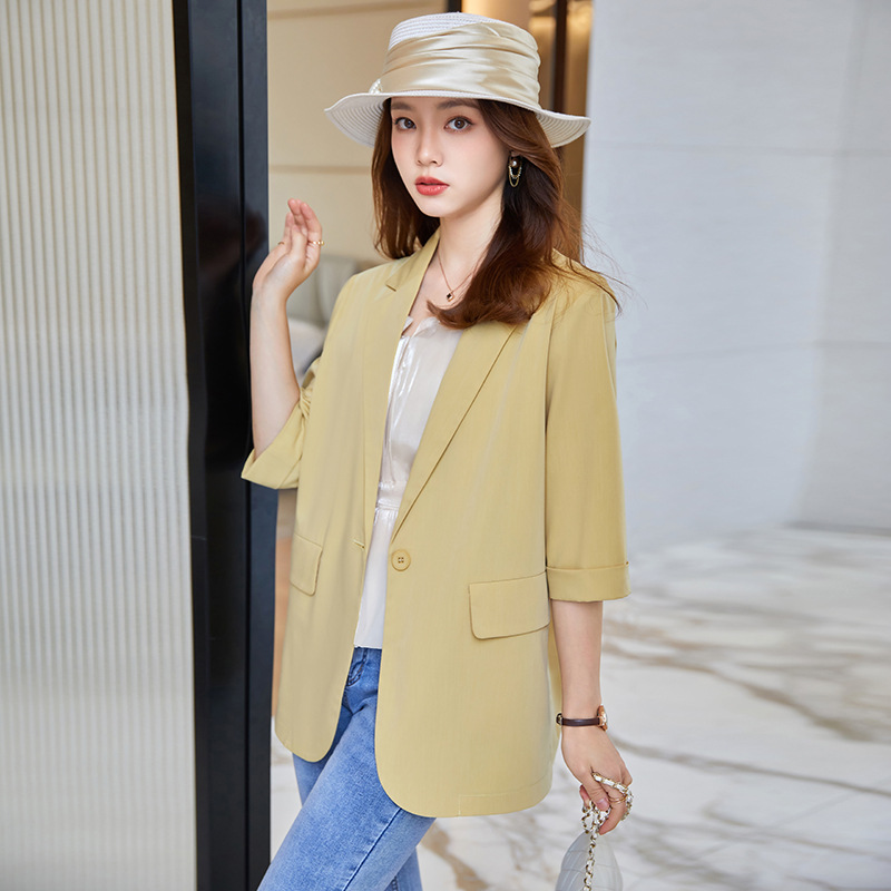 Thin business suit Korean style tops for women
