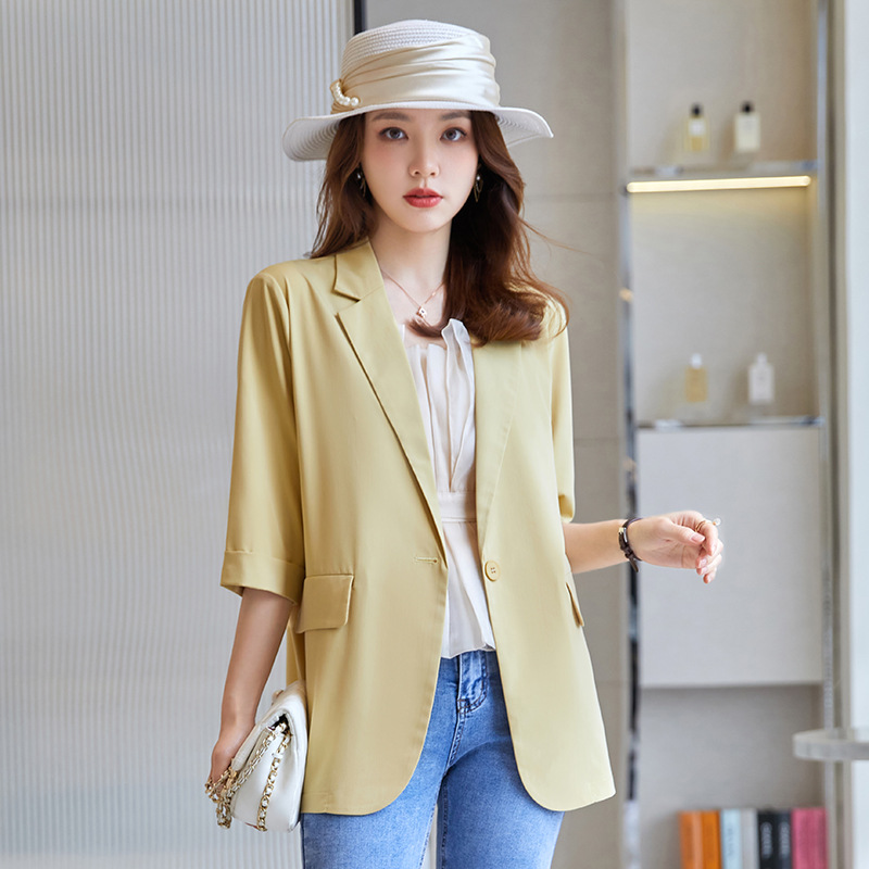 Thin business suit Korean style tops for women