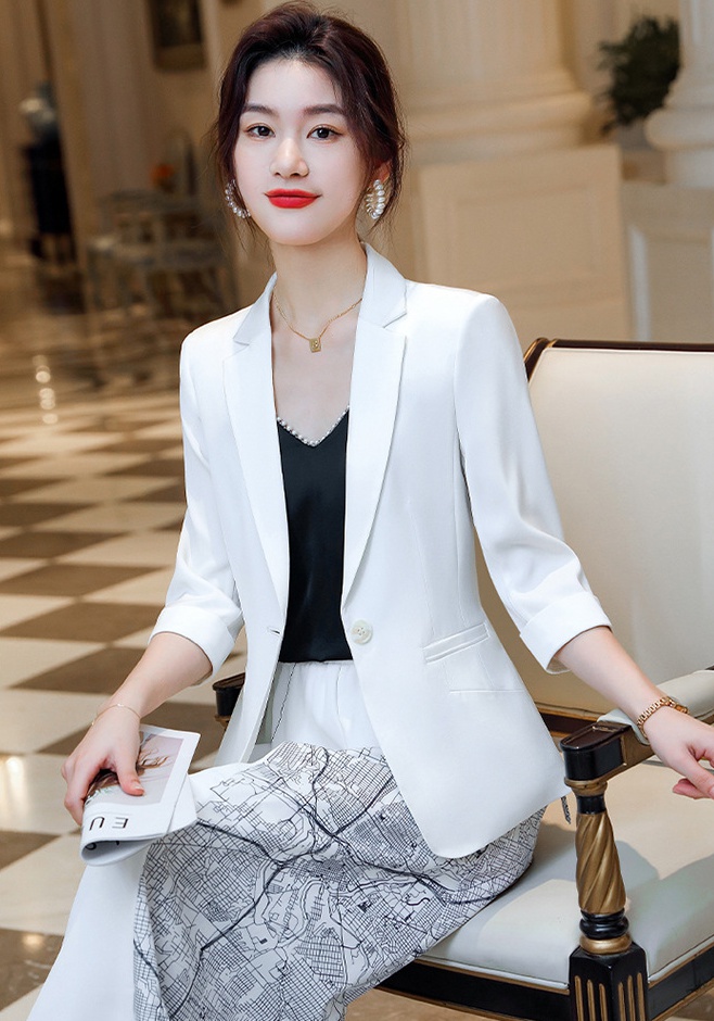 Casual cardigan short business suit for women