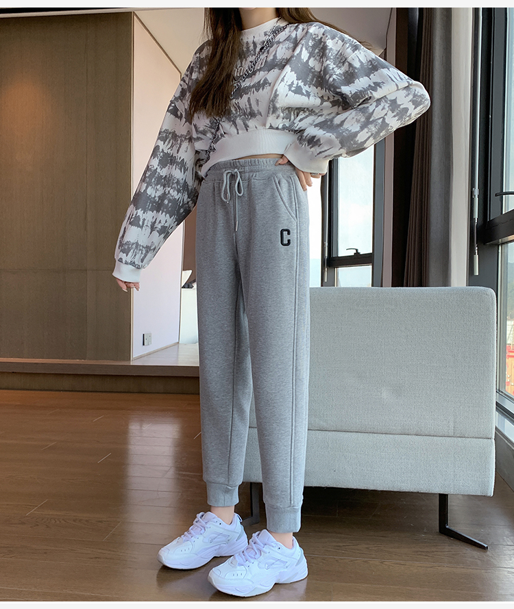 Loose fashion casual pants all-match sweatpants for women