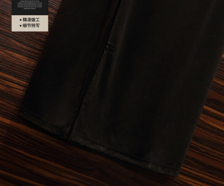 Long sleeve strap dress waistcoat 2pcs set for women