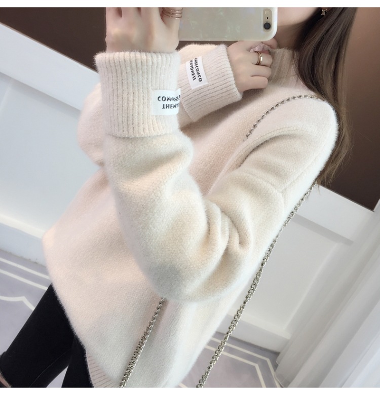 Autumn and winter knitted sweater Korean style tops