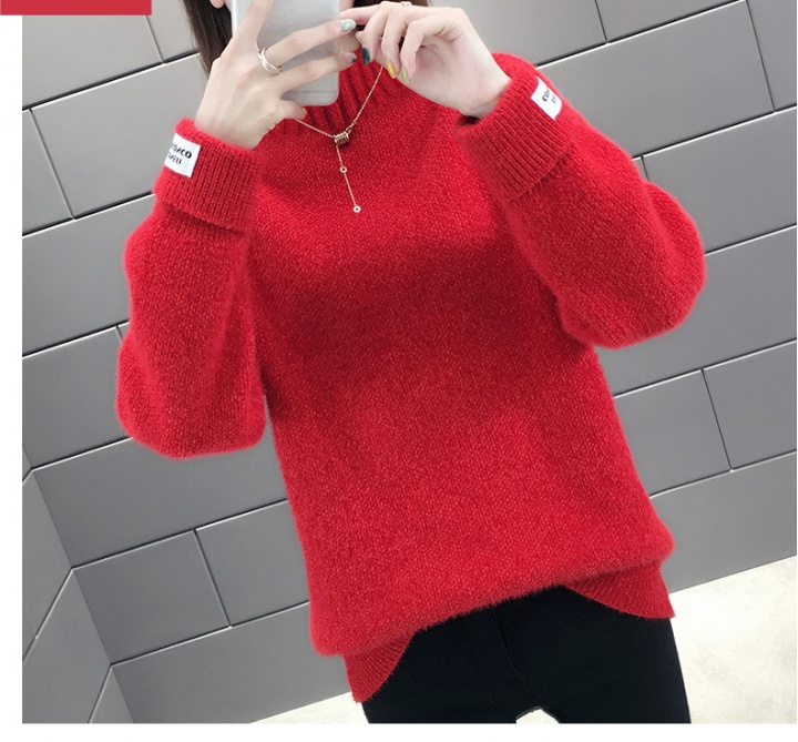 Autumn and winter knitted sweater Korean style tops