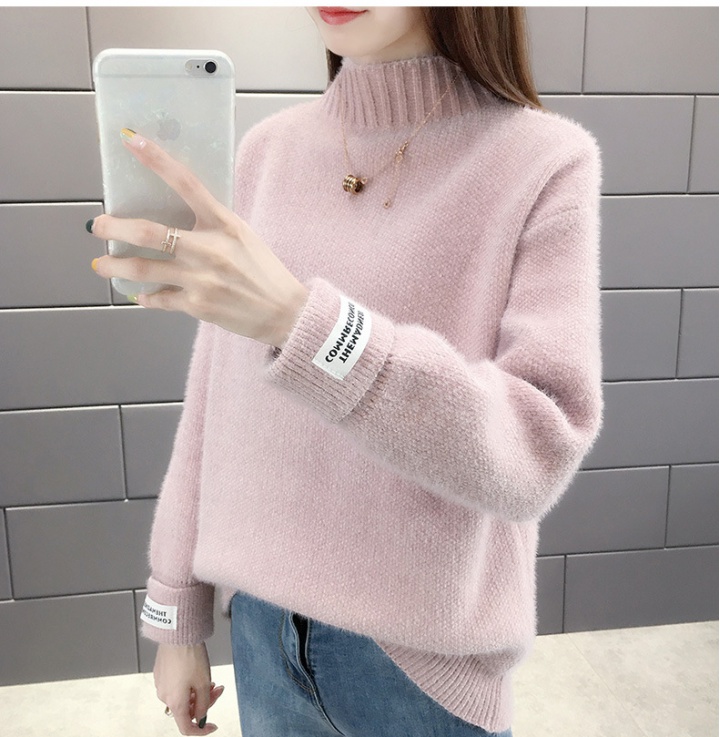 Autumn and winter knitted sweater Korean style tops