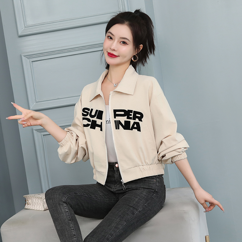 Spring and autumn Korean style shirts loose jacket for women