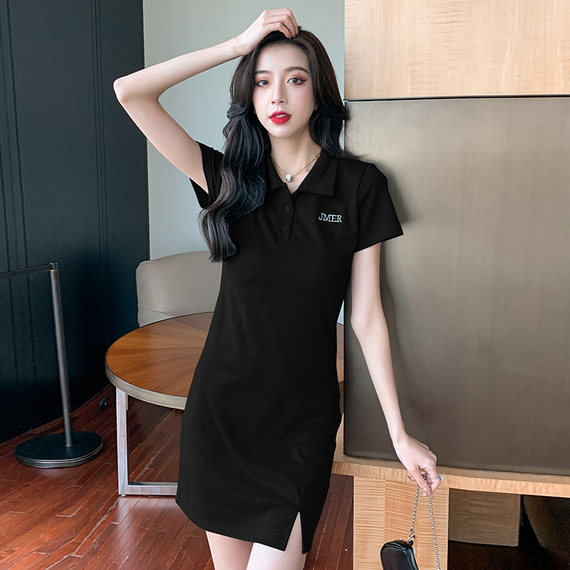 Short sleeve slim summer T-shirt Casual fashion dress