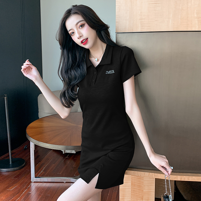 Short sleeve slim summer T-shirt Casual fashion dress