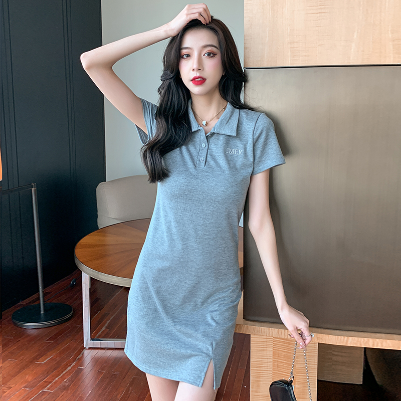 Short sleeve slim summer T-shirt Casual fashion dress