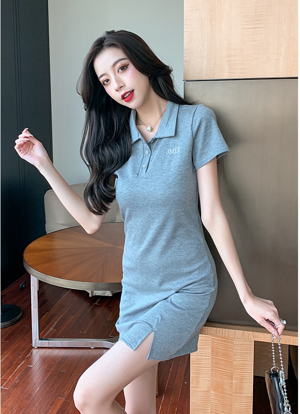 Short sleeve slim summer T-shirt Casual fashion dress