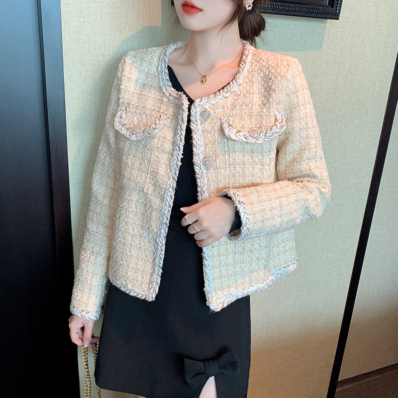 Korean style coat all-match woolen coat for women