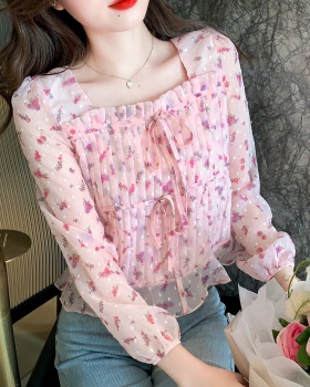 Sweet beautiful doll shirt Korean style pink small shirt