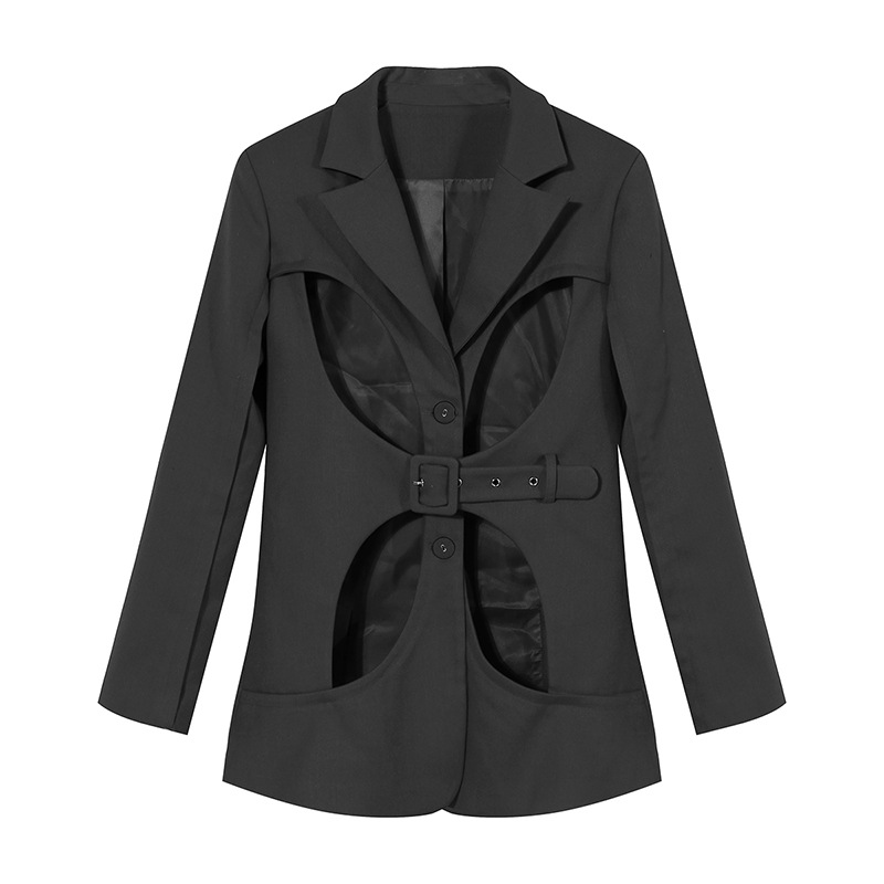 Hollow coat banquet business suit for women
