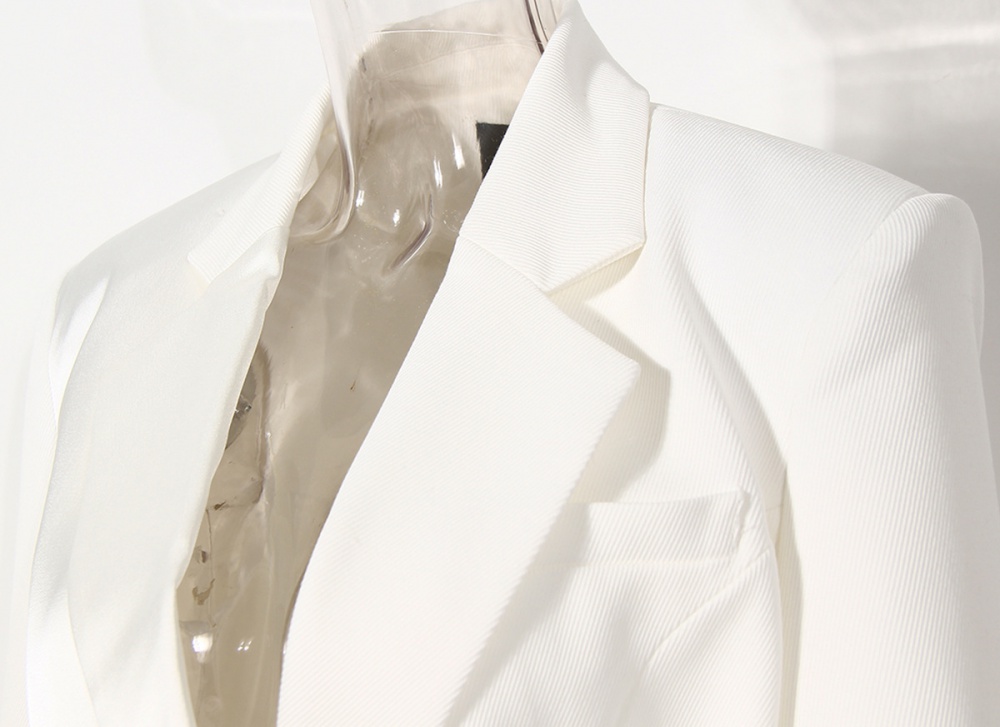 White long sleeve coat spring slim business suit