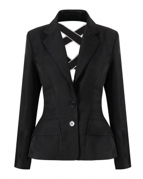 Spring business suit bow coat for women