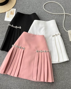Irregular spring and summer skirt pleated culottes for women