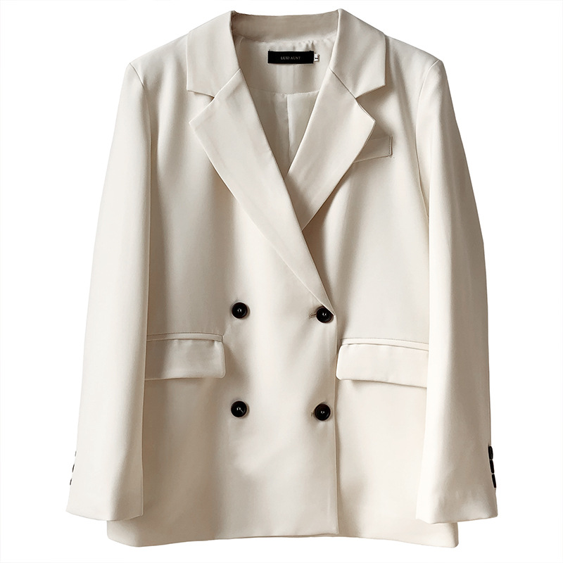 Autumn Casual tops Korean style white coat