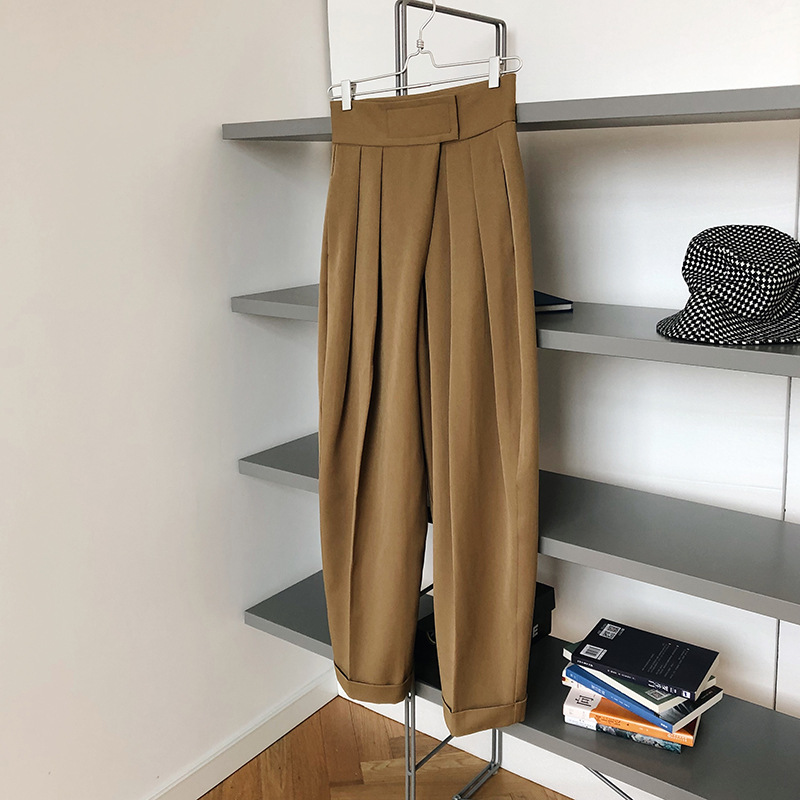 High waist suit pants spring and autumn pants for women