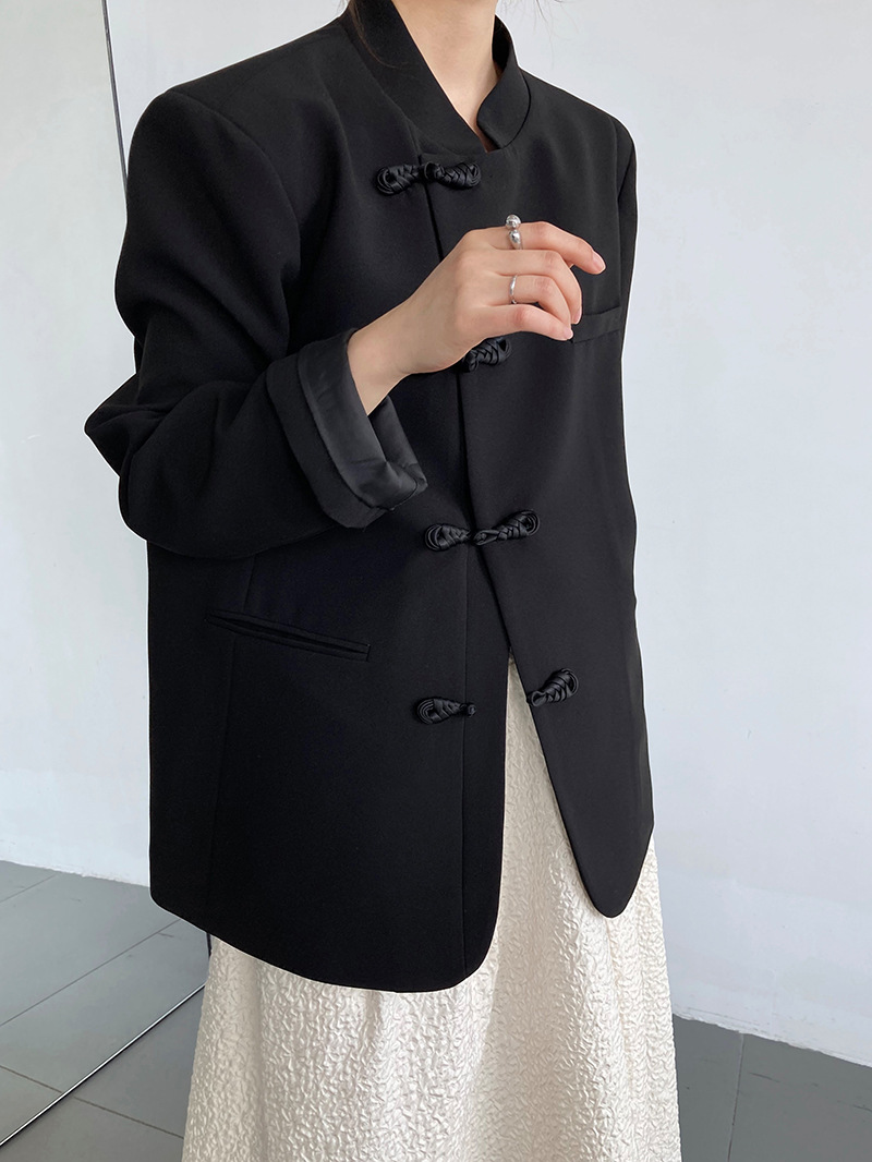 Retro Chinese style coat spring business suit for women