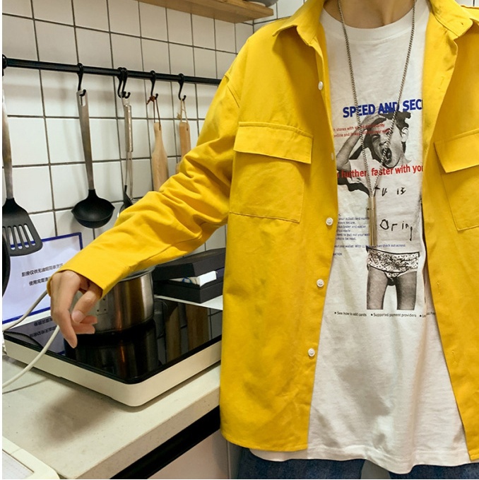 All-match Korean style commuting fashionable Casual shirt