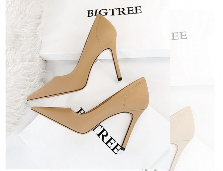 Low simple stilettos slim high-heeled shoes for women