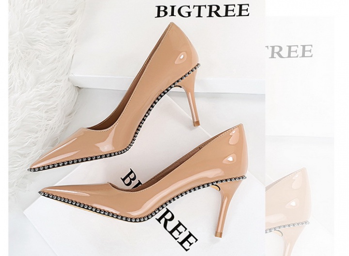 Pointed sexy stilettos fashion low shoes