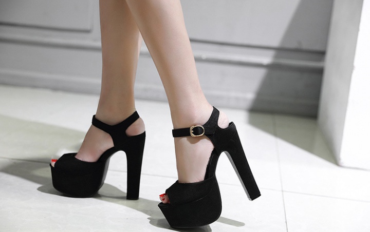 Catwalk cingulate sandals summer high-heeled shoes