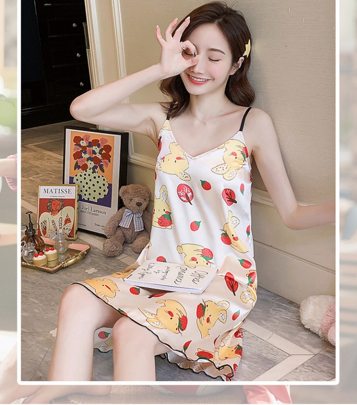 Summer homewear pajamas sexy night dress for women