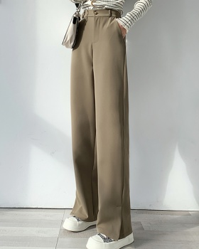 High waist wide leg pants business suit for women