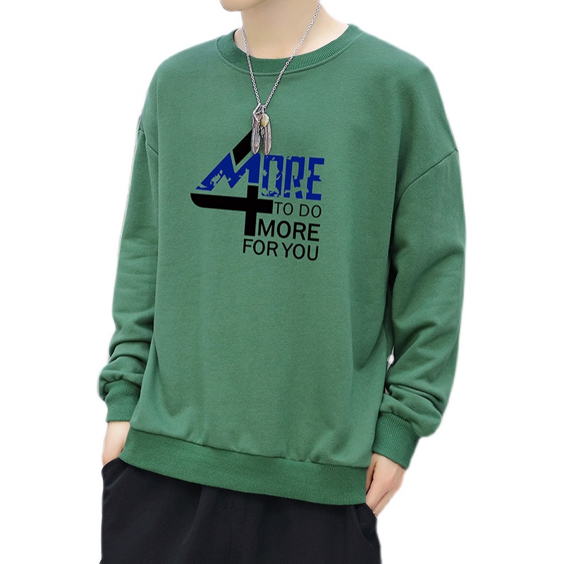 Youth fashion printing Korean style hoodie for men