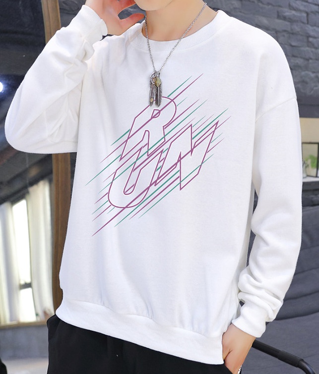 Spring and autumn fashion printing hoodie for men