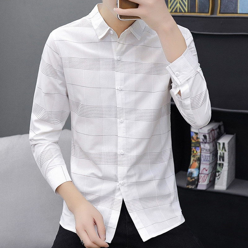 Spring Korean style shirts business shirt for men
