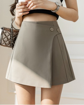 Summer short skirt irregular wide leg pants for women