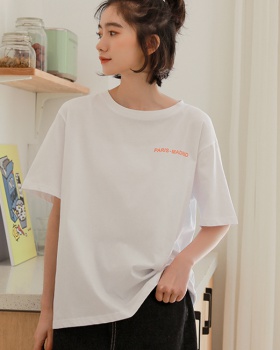 Long pullover spring and summer T-shirt for women