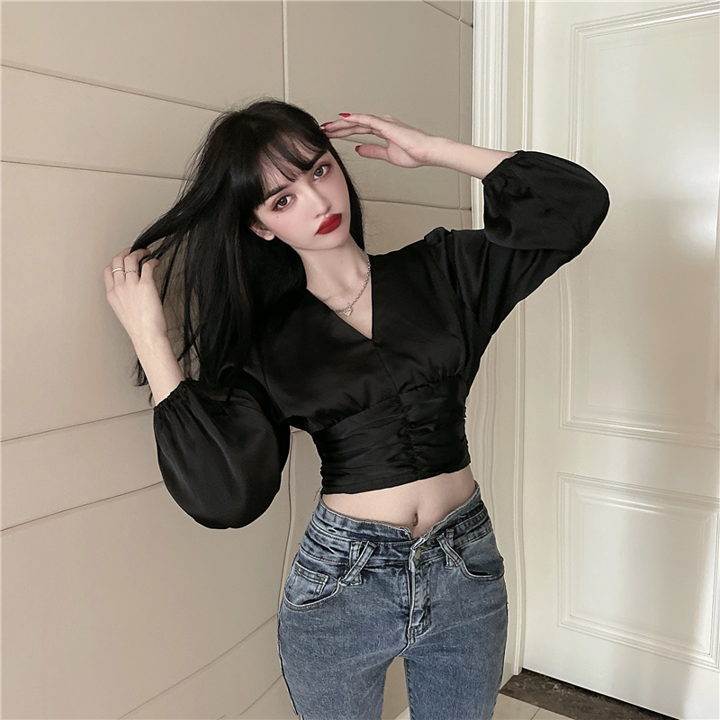 Spring and summer tops Korean style shirt for women