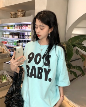 Loose Korean style T-shirt summer tops for women