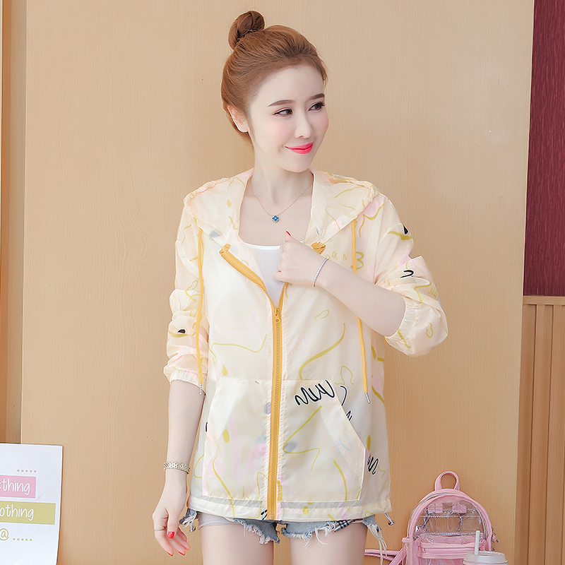 Summer short thin coat Korean style sun shirt