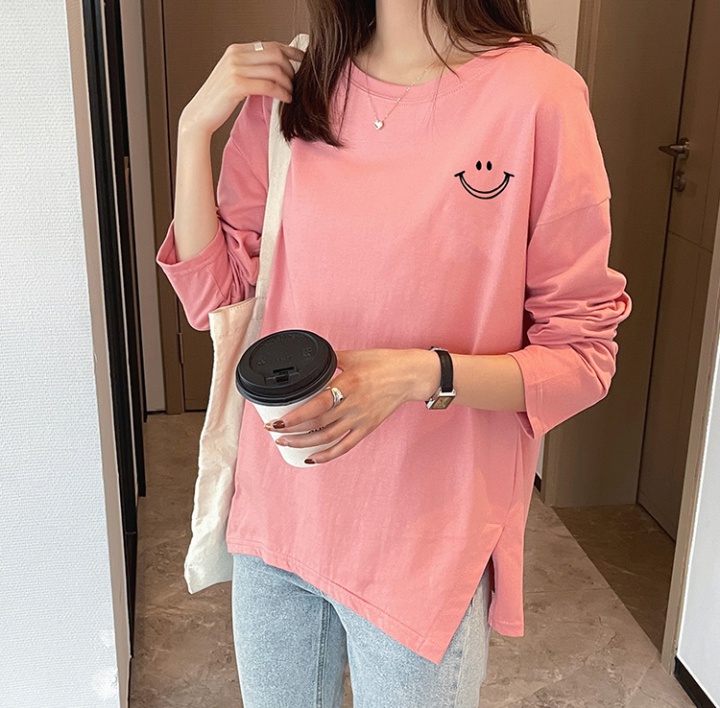 Loose long bottoming shirt autumn tops for women