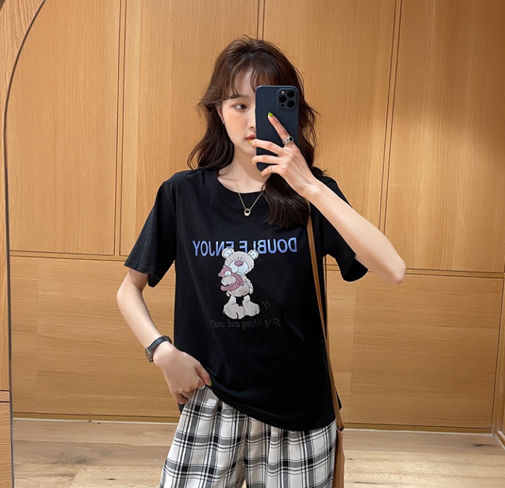 All-match tops short sleeve T-shirt for women